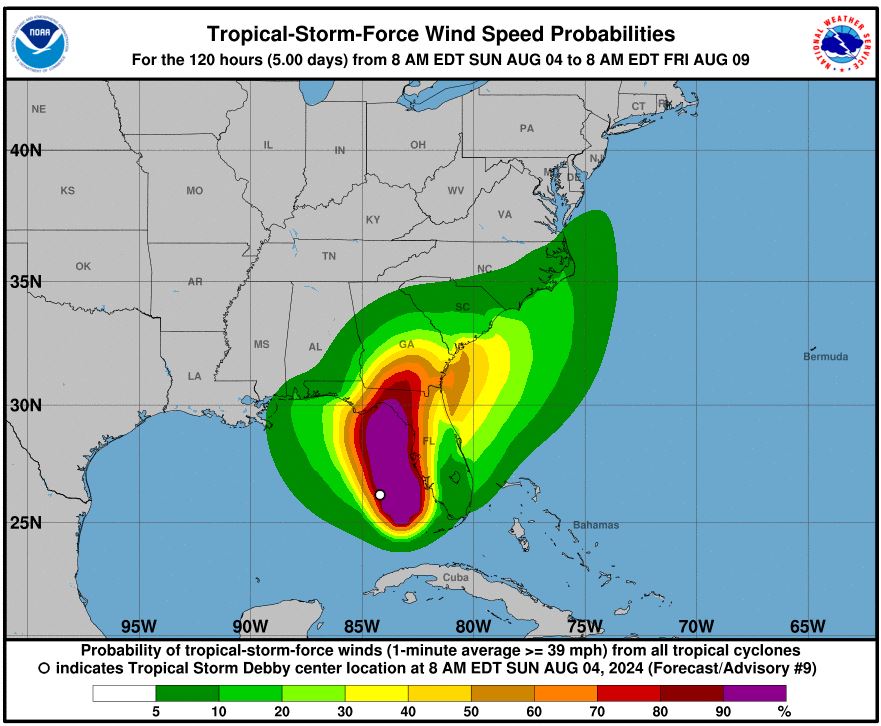 Severe Weather Approaching – August 4